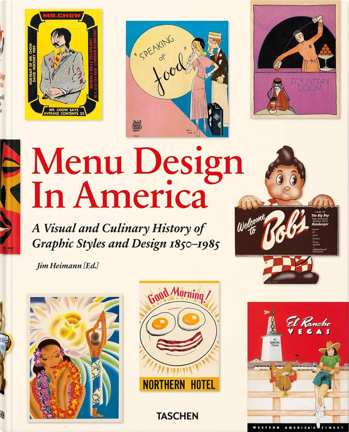 Menu Design in America Taschen Book Cover